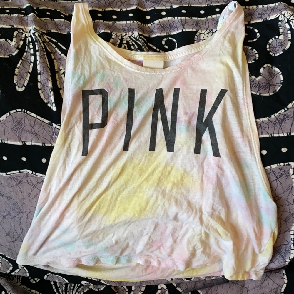 Xs pink Victoria’s Secret pastel tydye shirt